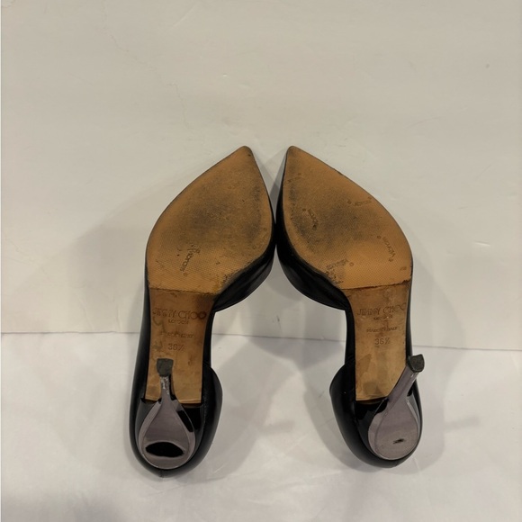 Jimmy Choo Willie D’Orsay Pumps Black Leather Made in Italy - Picture 9 of 9